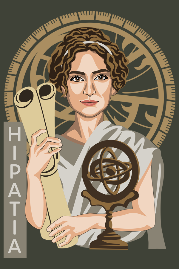 Ilustracion Hipatia de Alejandría