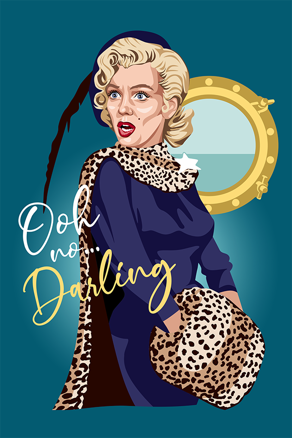 Ilustracion Marilyn darling