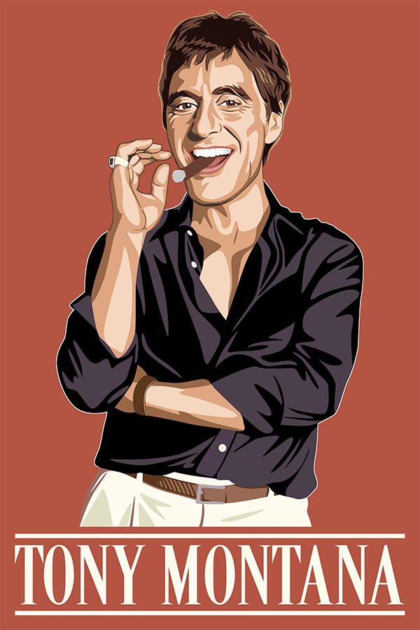 Ilustracion Tony Montana